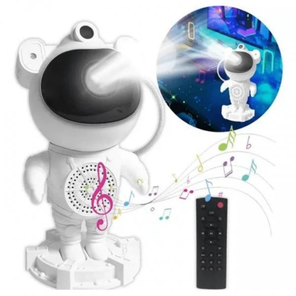 Projetor Astronauta Coluna Bluetooth