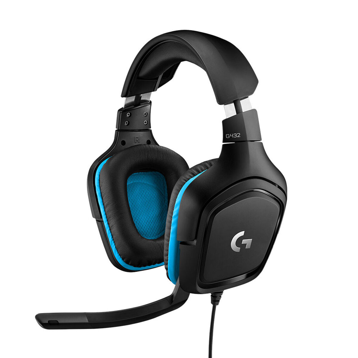 Auriculares com microfone para Vídeojogos Logitech 981-000770 Azul Preto
