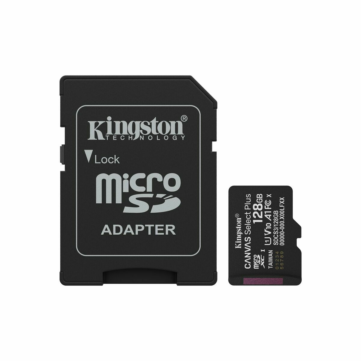 Cartão de Memória Micro SD com Adaptador Kingston CANVAS Select Plus 128
