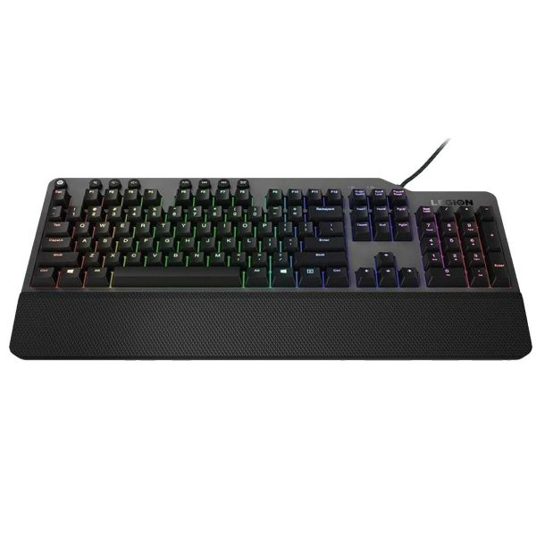 Teclado Lenovo Legion K500 Preto Cinzento Multicolor QWERTZ